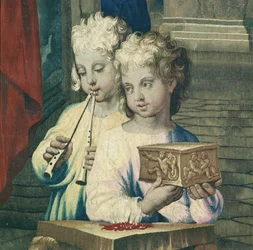 Tapestry Depicting the Acts of the Apostles, the Sacrifice of Lystra (detail)